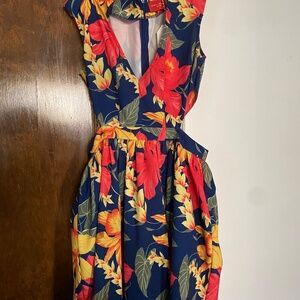 Akira Red Label Side Cut Out Dress